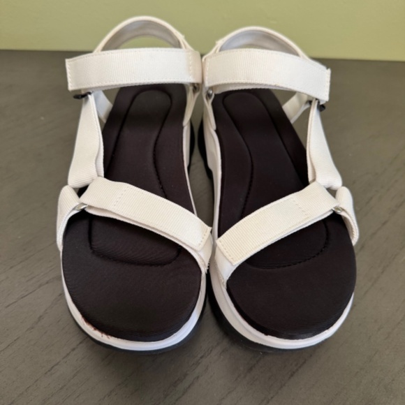 TEVA JADITO PLAYTFORM SANDALS WHITE NIB - Picture 6 of 6